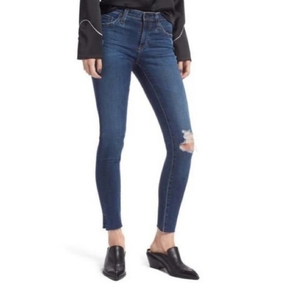 AG Adriano Goldschmied The Legging Ankle Super Skinny Distressed 30R - Picture 1 of 9